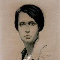 Retrato de Zélia Salgado - por Cândido Portinari